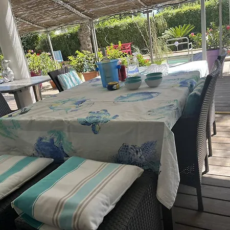 Bas De Avec Piscine Privee, Grande Terrasse, Proche Village Et Plage, Bbq, Terrain De Petanque - Fr-1-726-52 Ferienhaus La Croix-Valmer
